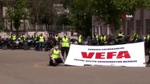 Vefa Sosyal Destek Grupları'nın yardımına motosikletliler yetişti
