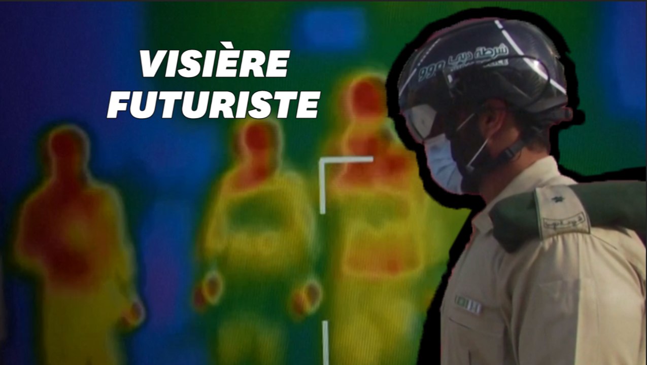 Coronavirus: les casques des policiers de Dubaï vont prendre la température