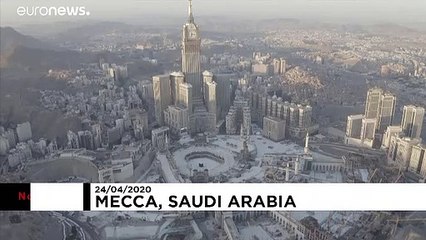 Ramadan under lockdown: Aerial images show Mecca completely empty