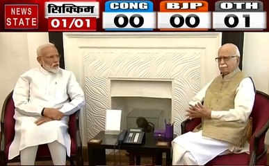 Lok sabha Election Results 2019: लाल कृष्ण आडवाणी से मिलने पहुंचे पीएम मोदी, देखें क्या रहा खास