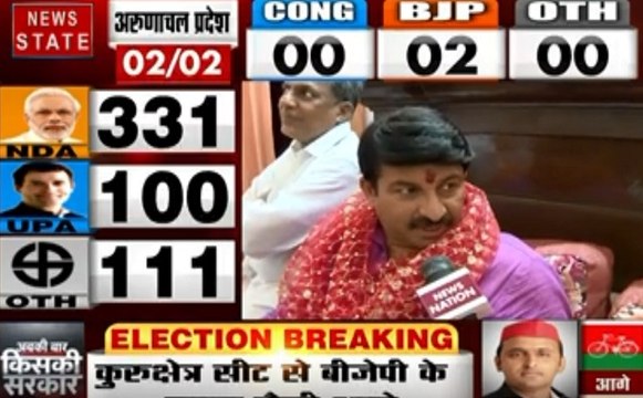 Lok sabha Election Results 2019: कांग्रेस सरकार में नहीं बदली उत्तर पूर्वी दिल्ली की दशा- मोनज तिवारी