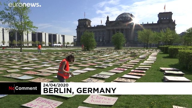 Protests over climate change continue in Berlin