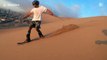 Adrenaline junkies hit the slopes of Chile SANDBOARDING down the dunes