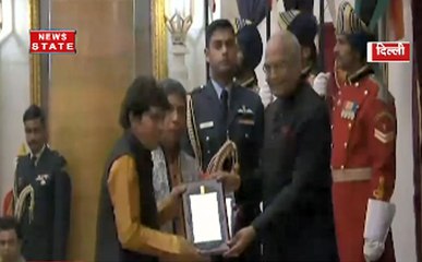 राष्ट्रपति ने हुसैन को संगीत नाटक अकादमी से किया सम्मानित