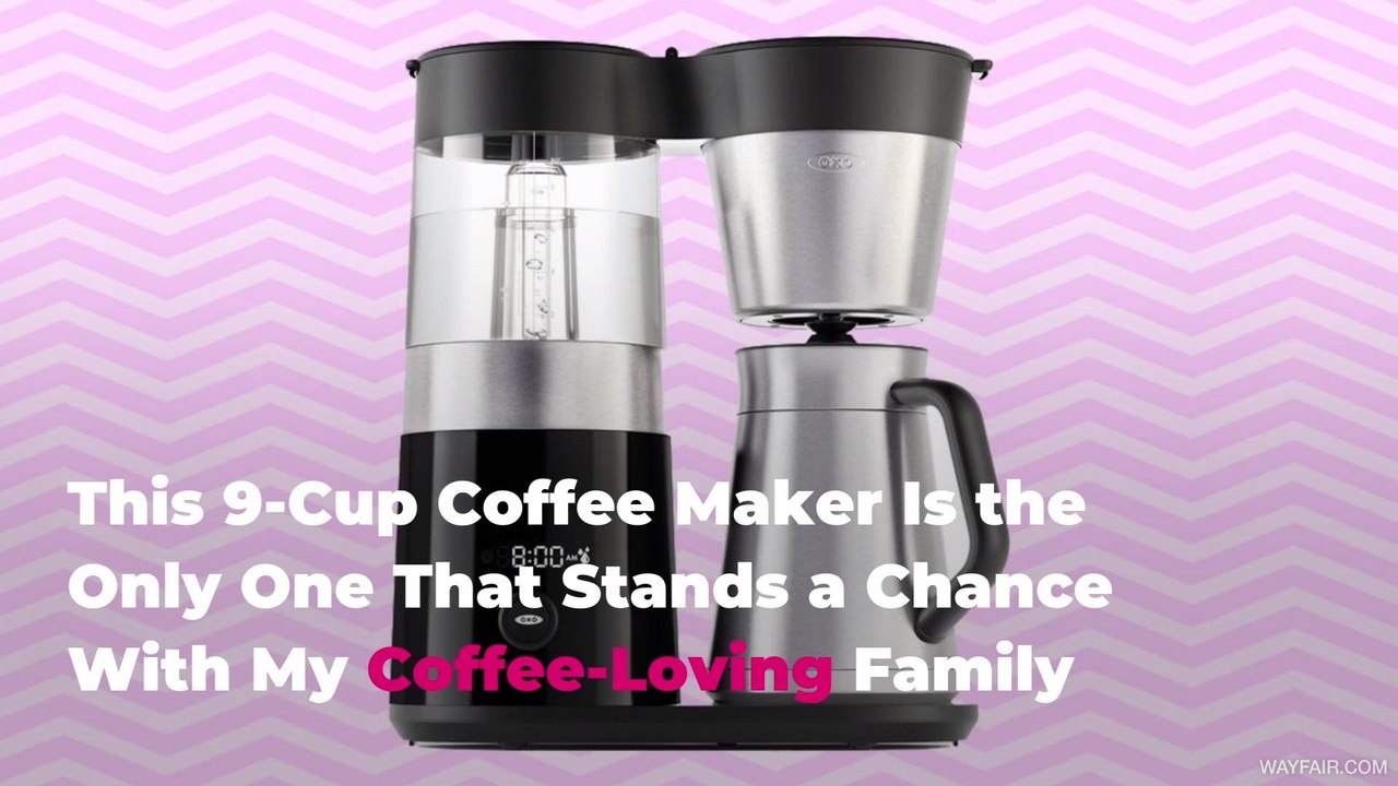 This 9-Cup Coffee Maker Is the Only One That Stands a Chance With My Coffee-Loving Family