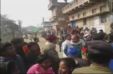 समीक्षा यात्रा के दौरान नीतीश कुमार के काफिले पर हमला