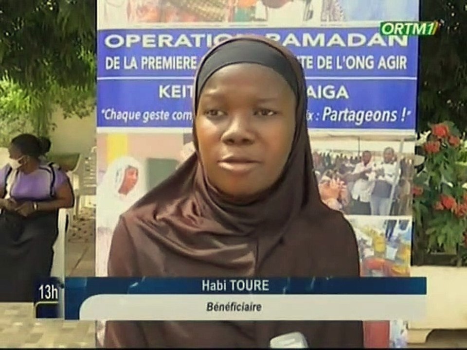 ORTM / Ramadan - Distribution de kits alimentaires par L’ONG Agir à plus de 500 familles vulnérables