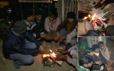 ठंड से कांपा उत्तर भारत, पहाड़ों पर बर्फ़बारी