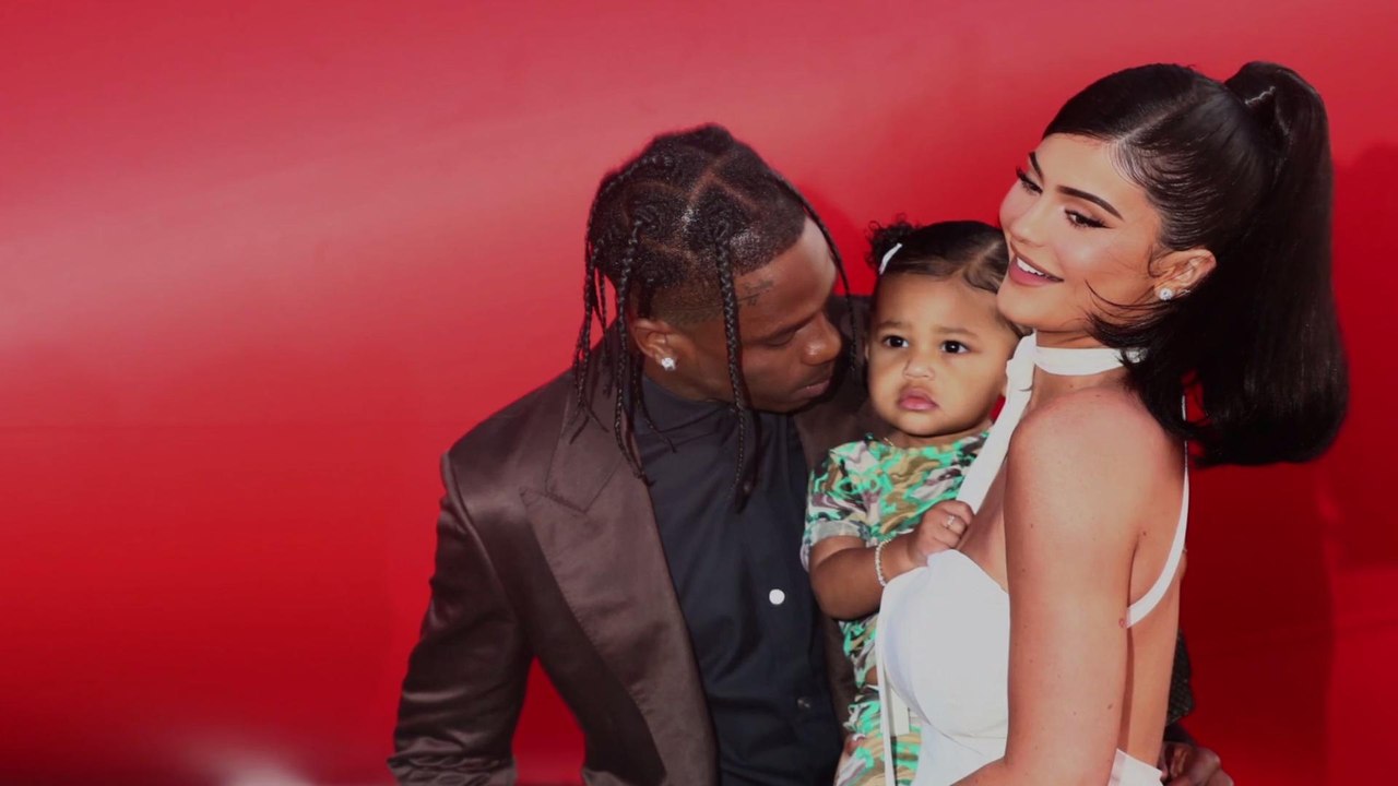 Kylie Jenner's Daughter Stormi Toddled In During Dad Travis Scott's Instagram Live
