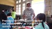 Madagascar school pupils drink president's purported COVID-19 remedy tea