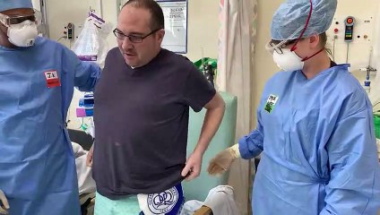 First patient to need intensive care for Covid-19 at Barnsley Hospital walks off ward