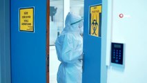 Düzce Üniversitesi'nde koronavirüs testleri yapılıyor