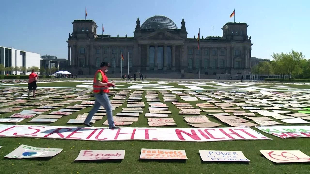 Fridays-for-Future-Aktion in Zeiten von Corona