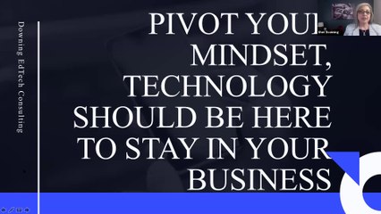 Dr. Sher Downing - Pivot Your Mindset, Technology Should be Here to Stay in Your Business