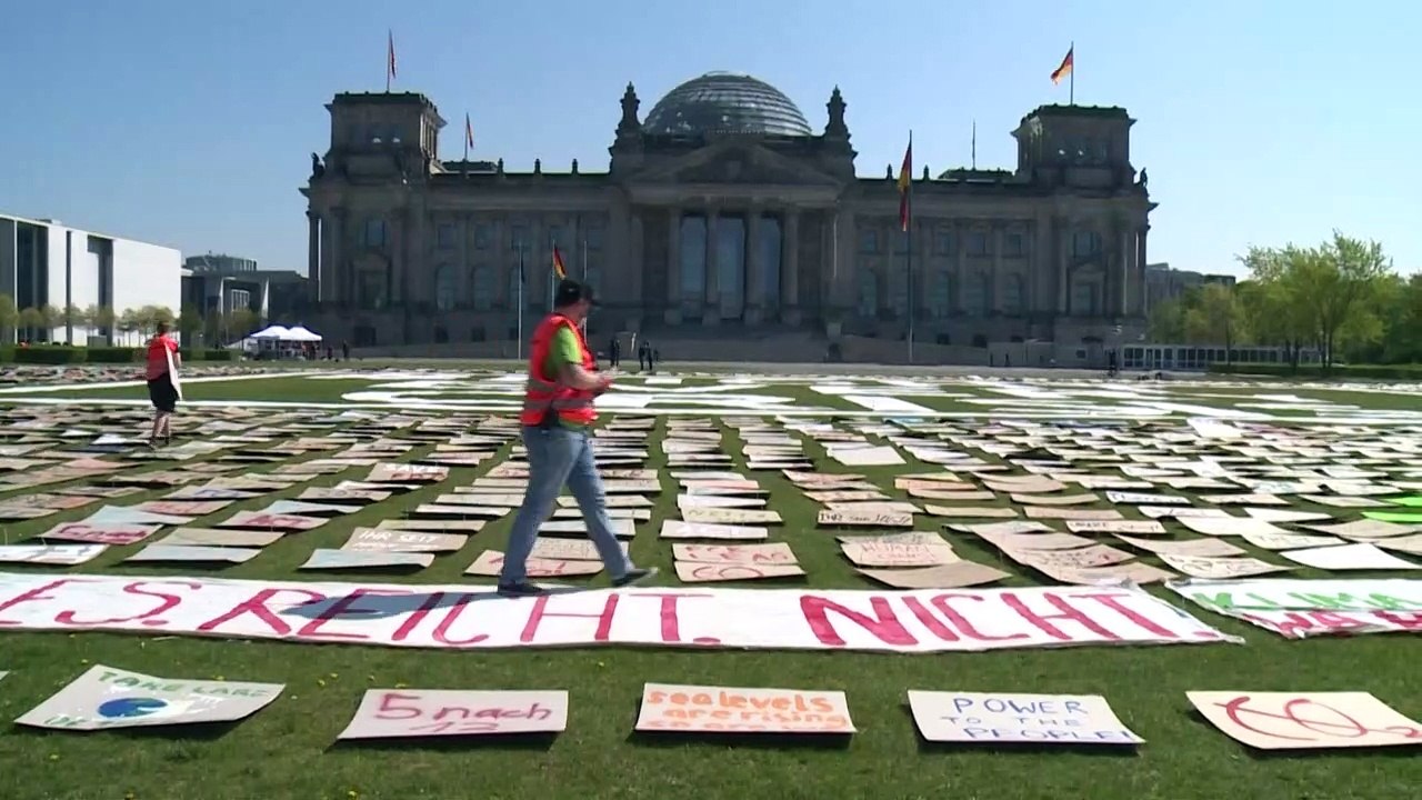 Fridays-for-Future-Aktion in Zeiten von Corona