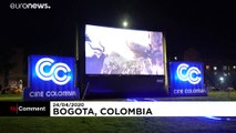 Cine desde los balcones en Bogotá