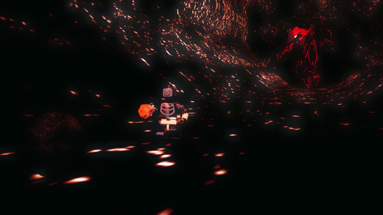 Running away from Monster animation
