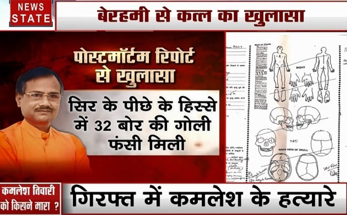 Uttar pradesh: कमलेश तिवारी की पोस्टमार्टम रिपोर्ट से बड़ा खुलासा, हत्यारों ने 15 बार चाकू से वार किया था