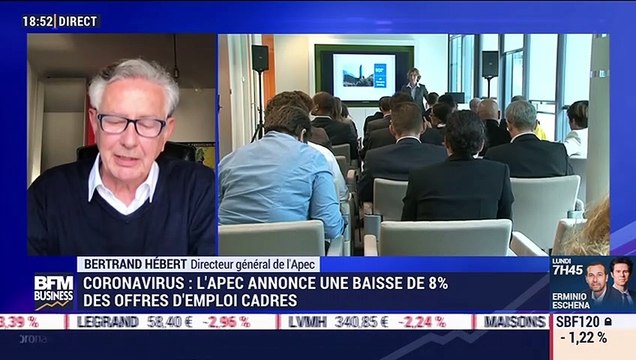 Édition spéciale : L'Apec annonce une baisse de 8% des offres d'emploi cadres - 24/04