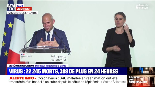 Jérome Salomon sur le dépistage du coronavirus: Nous en sommes désormais à plus de 40.000 tests PCR par jour