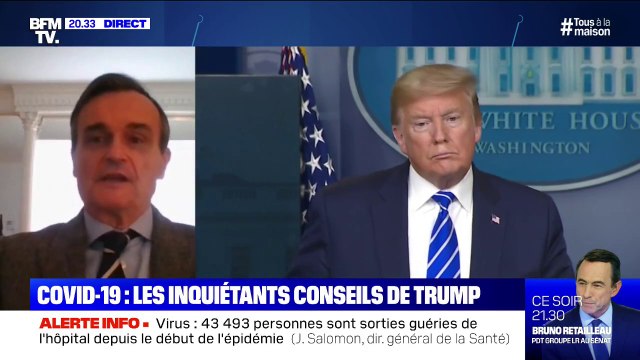 Coronavirus: selon l'ancien ambassadeur de France aux États-Unis, les propos de Trump n'étaient pas sarcastiques