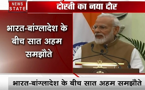 भारत-बांग्लादेश के रिश्तों को मिली नई ऊंचाई, PM मोदी और शेख हसीना के बीच हुई द्विपक्षीय वार्ता