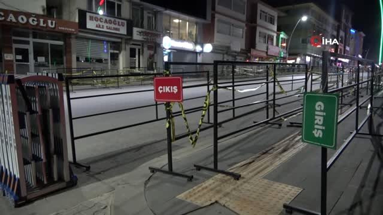 Muş'un en işlek caddesinde yaya ve araç trafiği kısıtlaması başladı