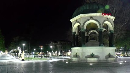 HER YIL DOLUP TAŞAN SULTAN AHMET MEYDANI'NDA KORONAVİRÜS SESSİZLİĞİ