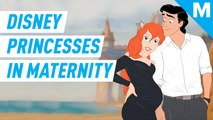 This artist re-imagined Disney Princesses in maternity