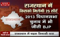 अपकी बार किसकी सरकार: राजस्थान में किसको मिलेंगी 25 सीटें?