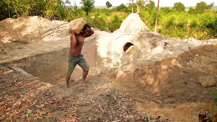Life in jungle- Build Five Star Underground House with Pool
