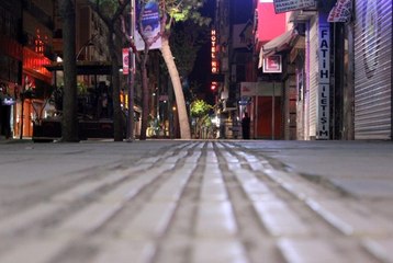 Elazığ'da koronaya karşı gece kısıtlaması, sokaklar boş kaldı