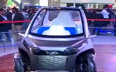 Auto expo: महिन्द्रा ने दिखाई इलेक्ट्रिक वाहनों की झलक