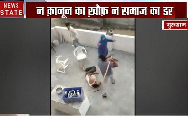 गुरुग्राम में होली के दिन दबंगों का तांडव, महिलाओं और बच्चों को घर में घुसकर पीटा, देखिए ये Video