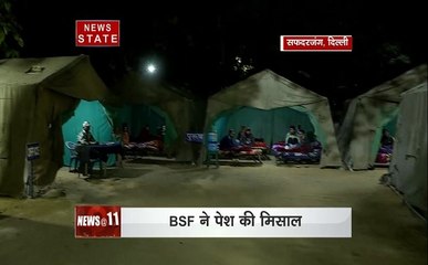 दिल्ली: BSF ने पेश की मिसाल, मरीजों के परिजनों लिए बनाया रैन बसेरा