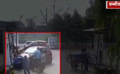 कन्नौज में बेकाबू कार का कहर, बाइक सवार घायल