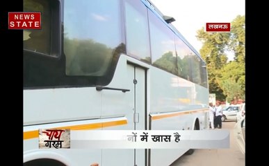 चाय गरम : यूपी में चुनाव यात्रा के लिए तैयार हुआ प्रियंका का हाईटैक रथ