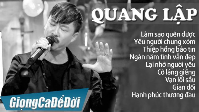 QUANG LẬP - Nhạc Vàng Bolero Buồn Tê Tái Làm Sao Quên Được