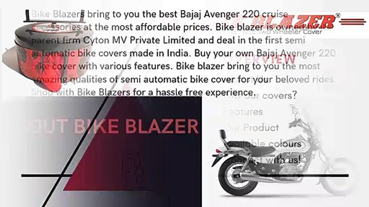 Bajaj Avenger 220 cruise accessories