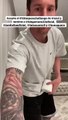 Leo Messi doing The #StayAtHome Challenge with toilet paper ( Corona Virus ) 2020