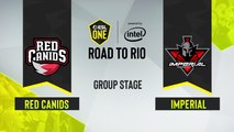CSGO - RED Canids vs. Imperial Esports Gaming [Train] Map 2 - ESL One Road to Rio - Group Stage - SA