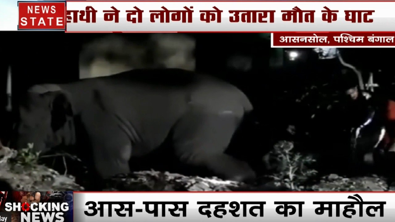 पश्चिम बंगाल के आसनसोल में हाथी ने 2 लोगों को कुचला, खौफनाक घटना के बाद इलाके में बना दहशत का माहौल