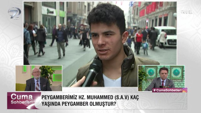 Vatandaşlarımıza Sorduk. Hz. Muhammed (S.A.V) Kaç Yaşında Peygamber Olmuştur?