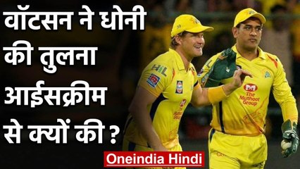 MS Dhoni is an ice-man on the field says Shane Watson | वनइंडिया हिंदी