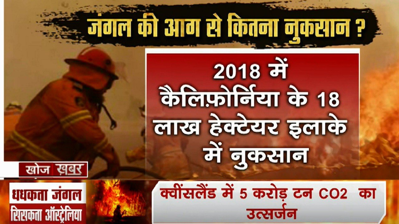 Khoj Khabar Special: ऑस्ट्रेलिया के इतिहास की सबसे भीषण आग, स्वाहा हो गए 50 करोड़ बेजुबान