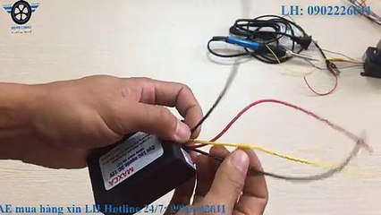 Cục lọc nguồn DC- 12V cho xe bị nhiễu màn hình,loa bị rít khi có điện thoại đến