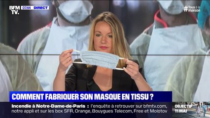 Coronavirus: comment fabriquer son masque en tissu ?