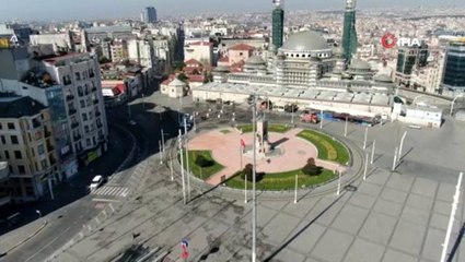 Korona virüs öncesi ve sonrası Taksim'de büyük değişim