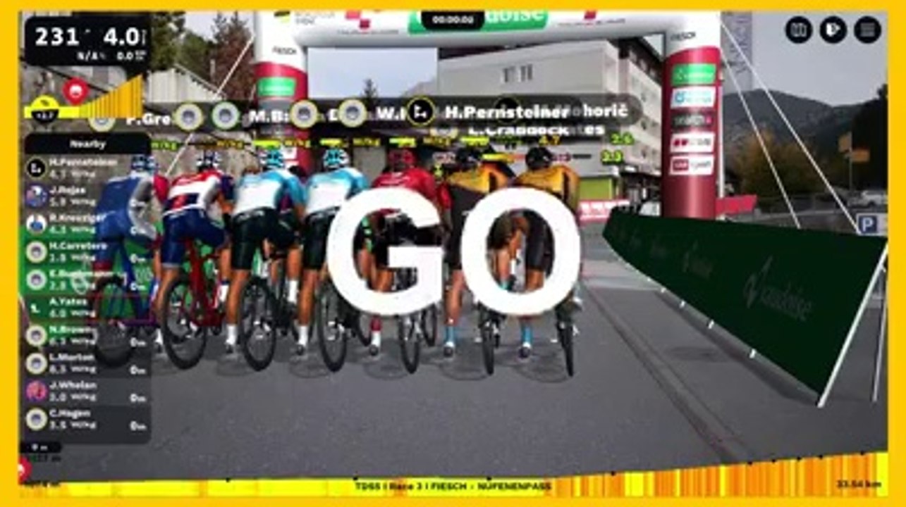 E-Sports - Le résumé de la 3e étape de la Digital Swiss 5, le Tour de Suisse virtuel : Nicolas Roche vainqueur, Pierre Latour disqualifié