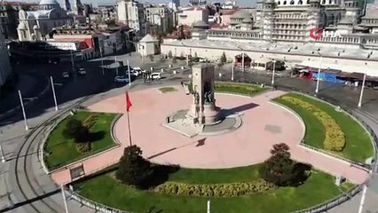 Koronavirüs öncesi ve sonrası Taksim